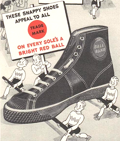 BALL BAND Sport Shoes "YOU'LL ALL CHEER TOO FOR THIS SPORT SHOE"