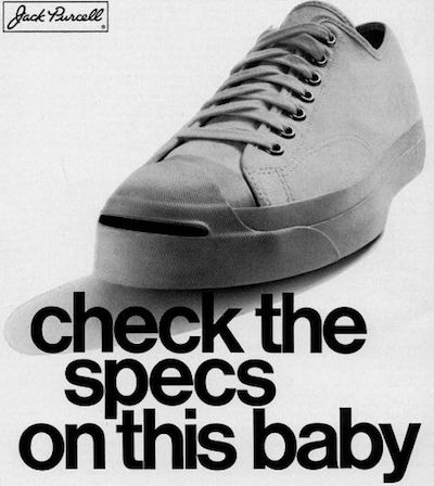 B.F.goodrich Jack Purcell "check the specs on this baby"