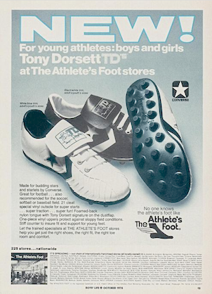 Converse Tony Dorsett TD "NEW! For young athletes: boys and girls" Tony Dorsett TD's at The Athlete's Foot stores