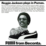 PUMA baseball shoes “Reggie jackson plays in Pumas.”