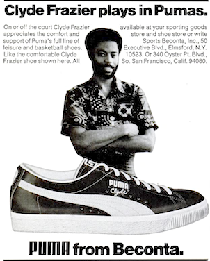 PUMA Clyde "Clyde Frazier plays in Pumas."
