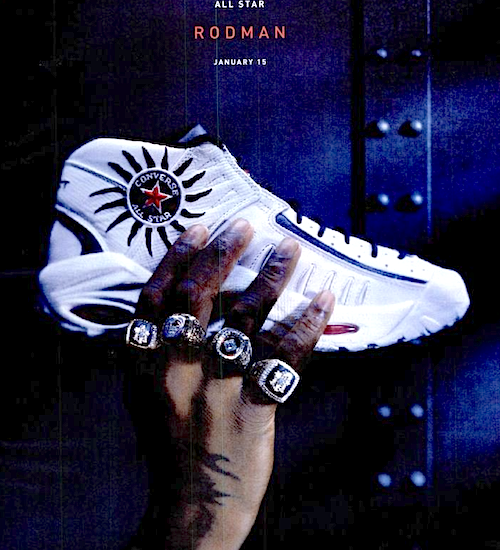 Converse “ALL STAR RODMAN” | OLD SNEAKER POSTERS