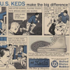 U.S. Keds “In school or out… U.S. KEDS make the big difference!”