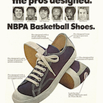 Thom McAn NBPA basketball shoes “The shoes the pros designed.”