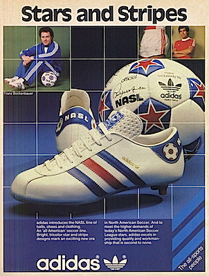 Adidas The Nasl Super Football Boots Stars And Stripes Old Sneaker Posters