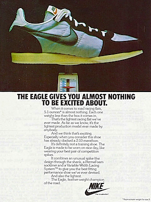 Nike Eagle road racing shoes