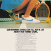 Nike Lady All Court tennis shoes “OUR RUNNING SHOES CAN TELL YOU A LOT ABOUT OUR TENNIS SHOES.”