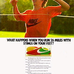 Nike Sting running shoes “WHAT HAPPENS WHEN YOU RUN 26 MILES WITH STINGS ON YOUR FEET?”