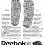 Reebok Aztec / Aztec Princess running shoes “The sole difference makes all the difference.”