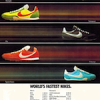 Nike track spike, Triumph / Vainqueur / Fly / Universe / Sprint Sister  “WORLD’S FASTEST NIKES.”
