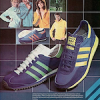 adidas training shoes and training suits “adidas puts you on the right footing”
