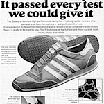 adidas Galaxy running shoes “Introducing the adidas Galaxy. It passed every test we could give it.”
