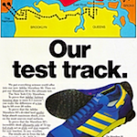 adidas Marathon 80 running shoes “Our test track.”