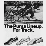 Puma #297 / #19.8 / #165 Track & Field, training shoes “The Puma Lineup. For Track.”