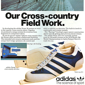 vintage adidas cross country shoes