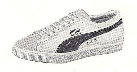 Walt 'Clyde' Frazier and Puma Clyde basket shoes