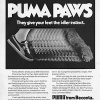Puma shoes “PUMA PAWS They give your feet the killer instinct.”