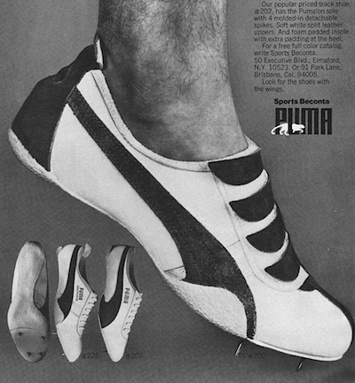 Puma, makes the shoe for runners who make the records.