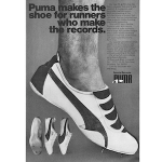 Puma TS #200 / #225 / #202 track shoes “Puma, makes the shoe for runners who make the records.”