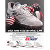 Converse GSV series Jimmy Connors tennis shoes “Walk away with the Grand Slam.”