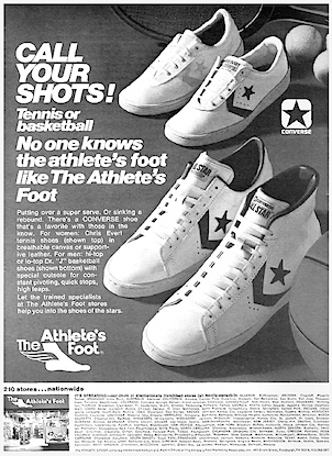 Converse tennis shoes & basketball shoes “Call your shots! Tennis or  basketball” | OLD SNEAKER POSTERS
