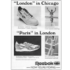 Reebok London / Paris running shoes ““London” in Chicago / “Paris” in London”