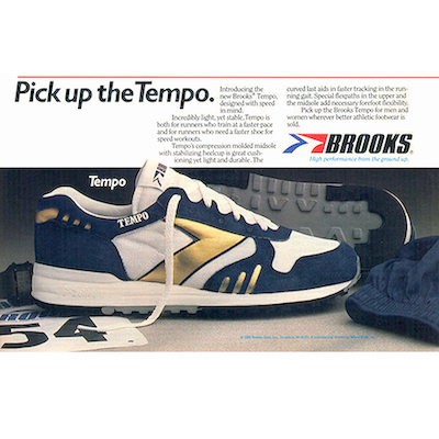 Brooks Tempo running shoes “Pick up the 