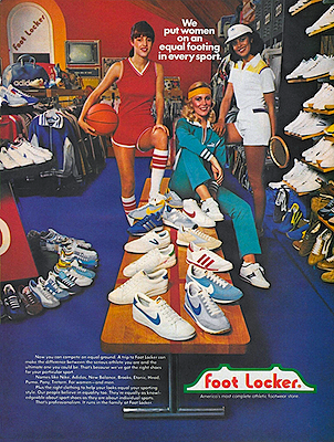 Foot Locker "We put women on an equal footing in every sport."