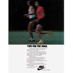 NIKE LDV & Elite running shoes “TWO FOR THE ROAD.”